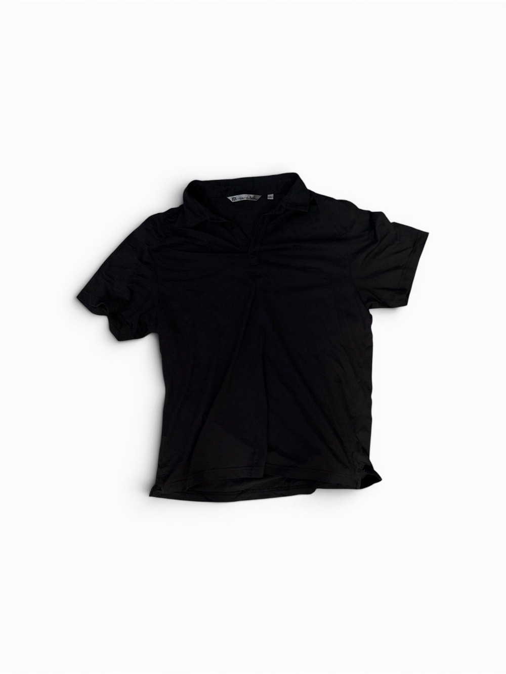 Travis Mathew Black Short-Sleeve Polo